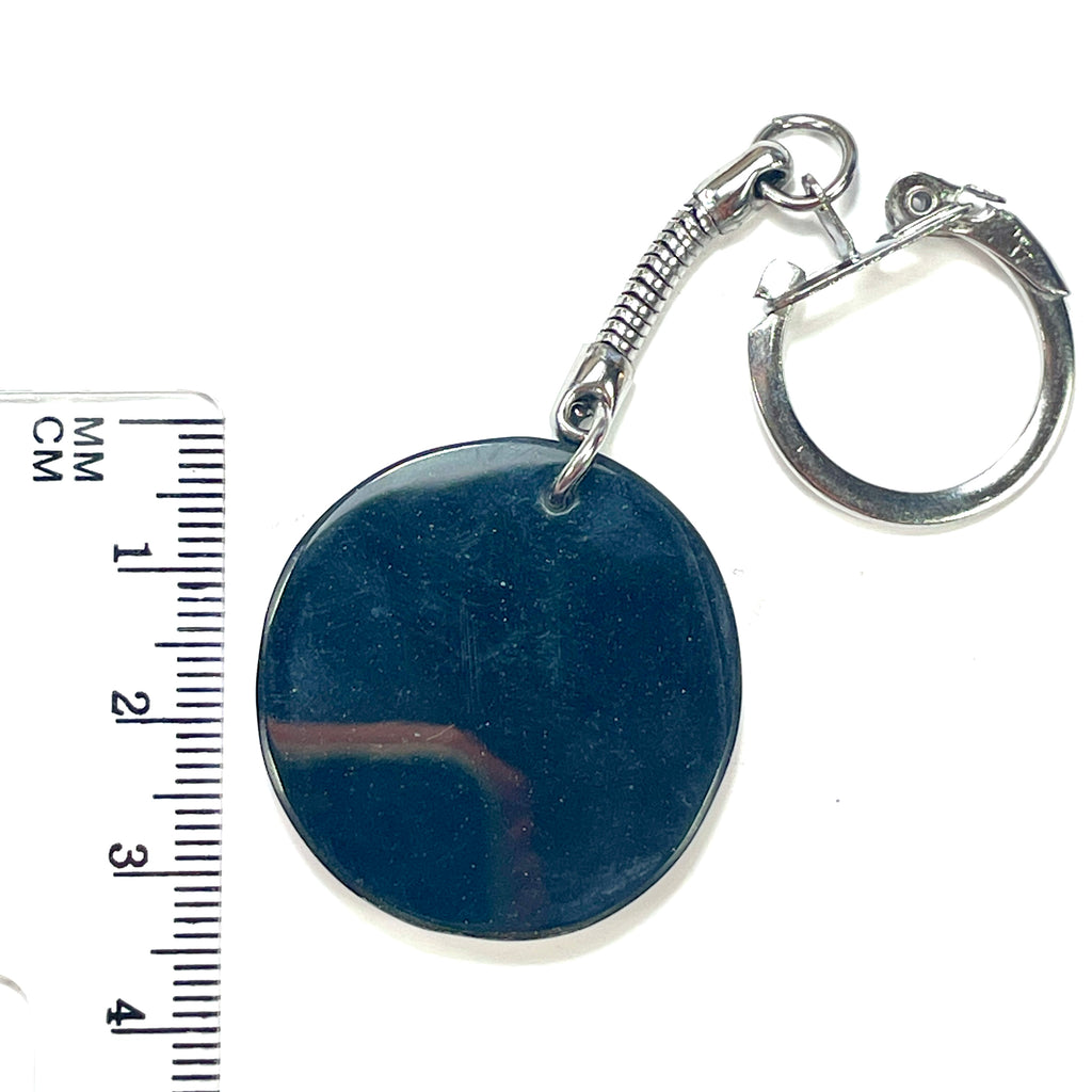 DVH Ford F150 Fordite Keychain KC Assembly 33mm Rd Silver (6540) - DVHdesigns