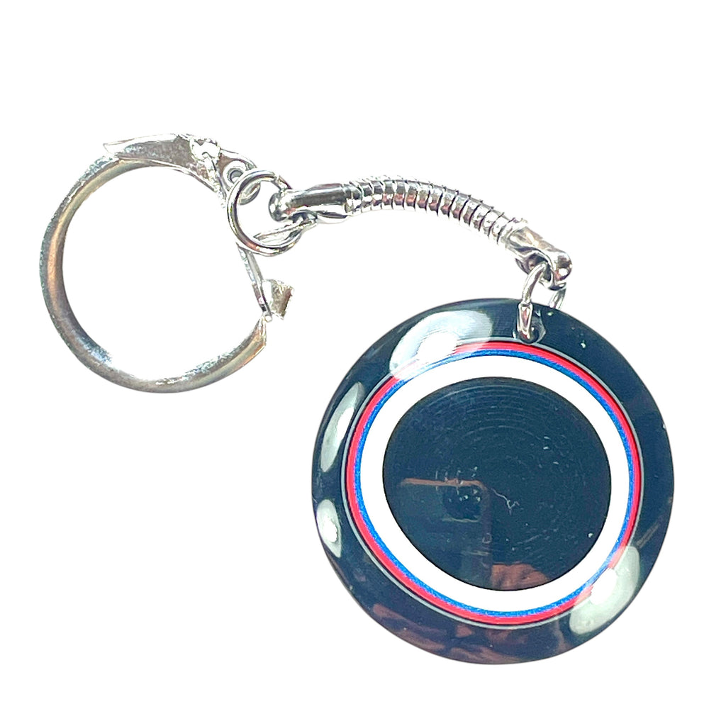 DVH Ford F150 Fordite Keychain KC Assembly 33mm Rd Silver (6541) - DVHdesigns