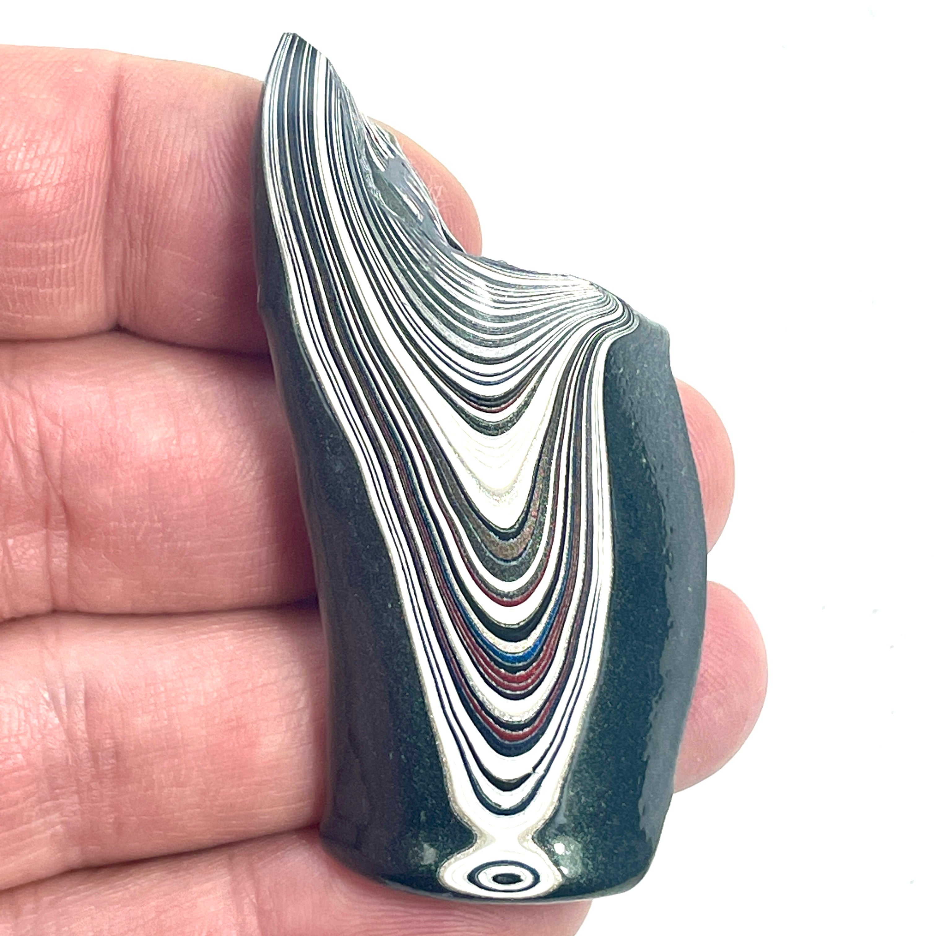 DVH Ford F150 Fordite Specimen Polished Face Rough KC Assembly (6573) - DVHdesigns