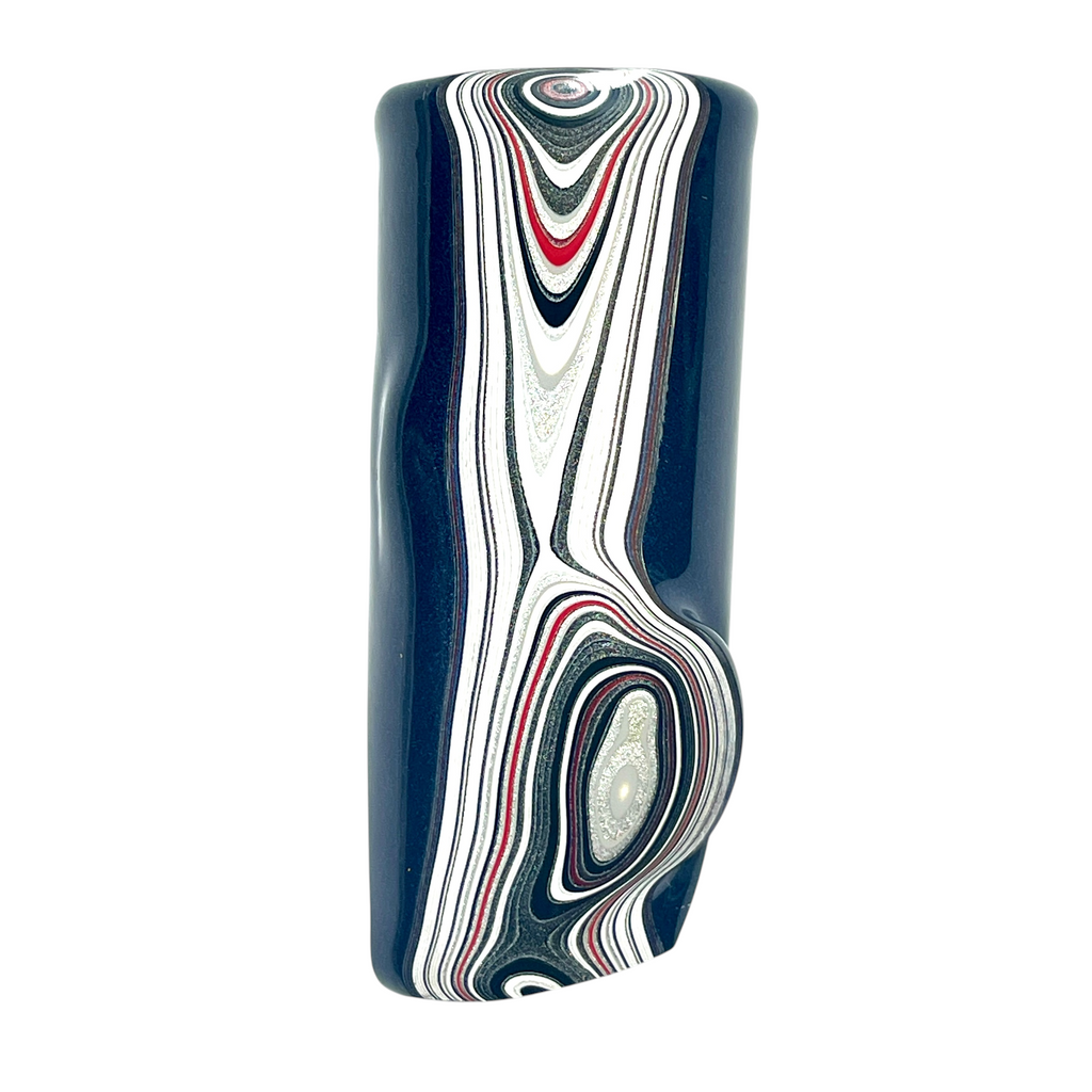 DVH Ford F150 Fordite Specimen Polished Face Rough KC Assembly (6577) - DVHdesigns