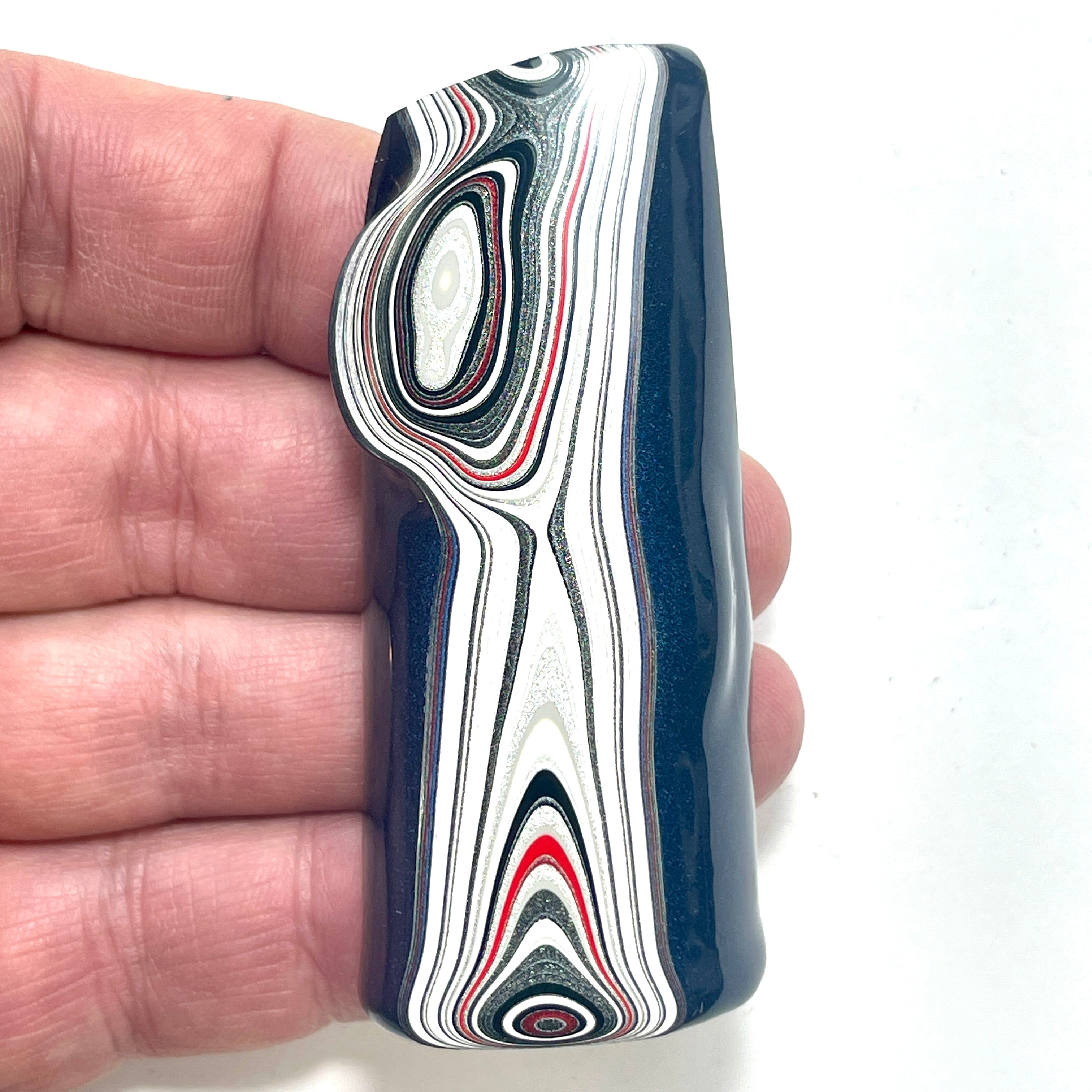 DVH Ford F150 Fordite Specimen Polished Face Rough KC Assembly (6577) - DVHdesigns
