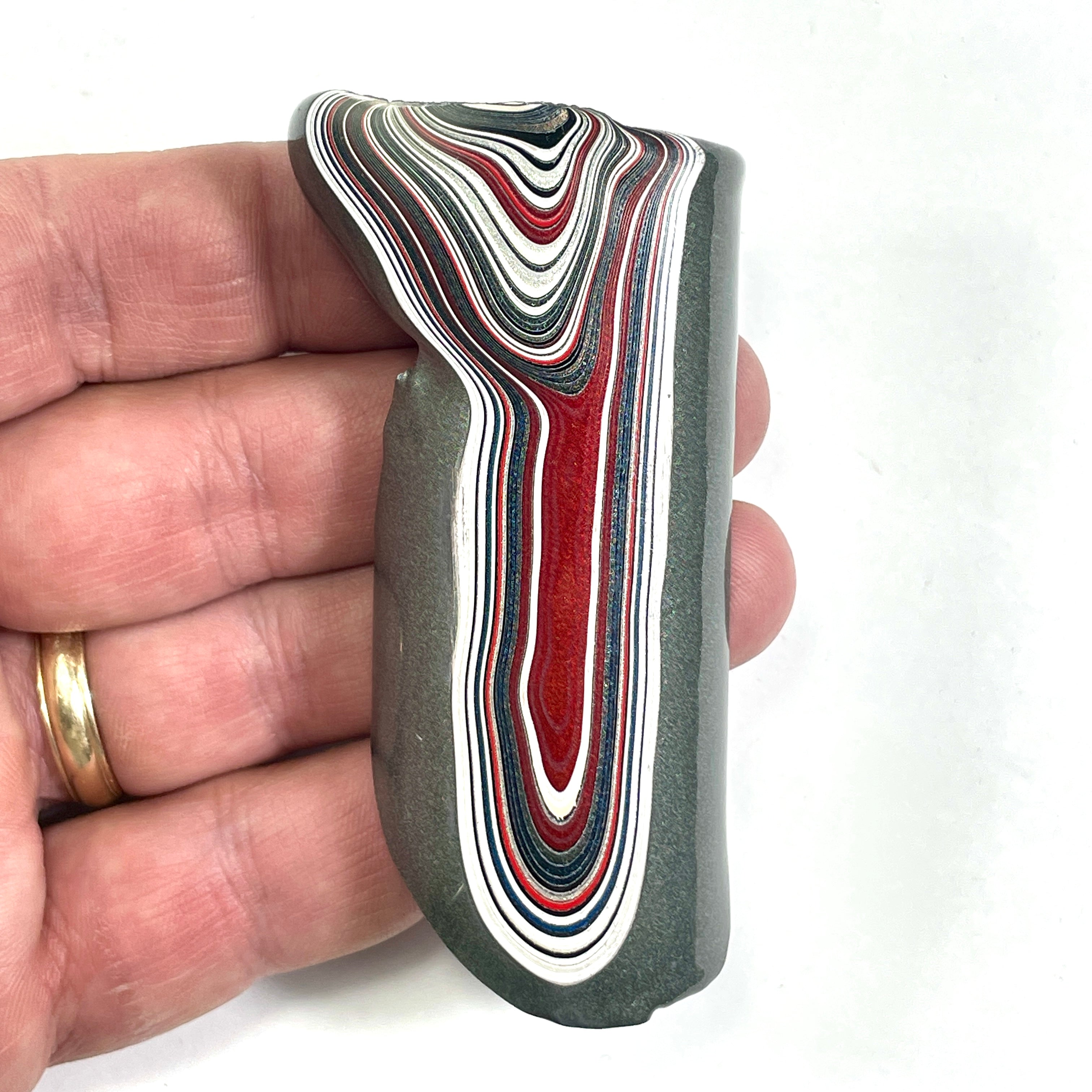DVH Ford F150 Fordite Specimen Polished Face Rough KC Assembly (6677)
