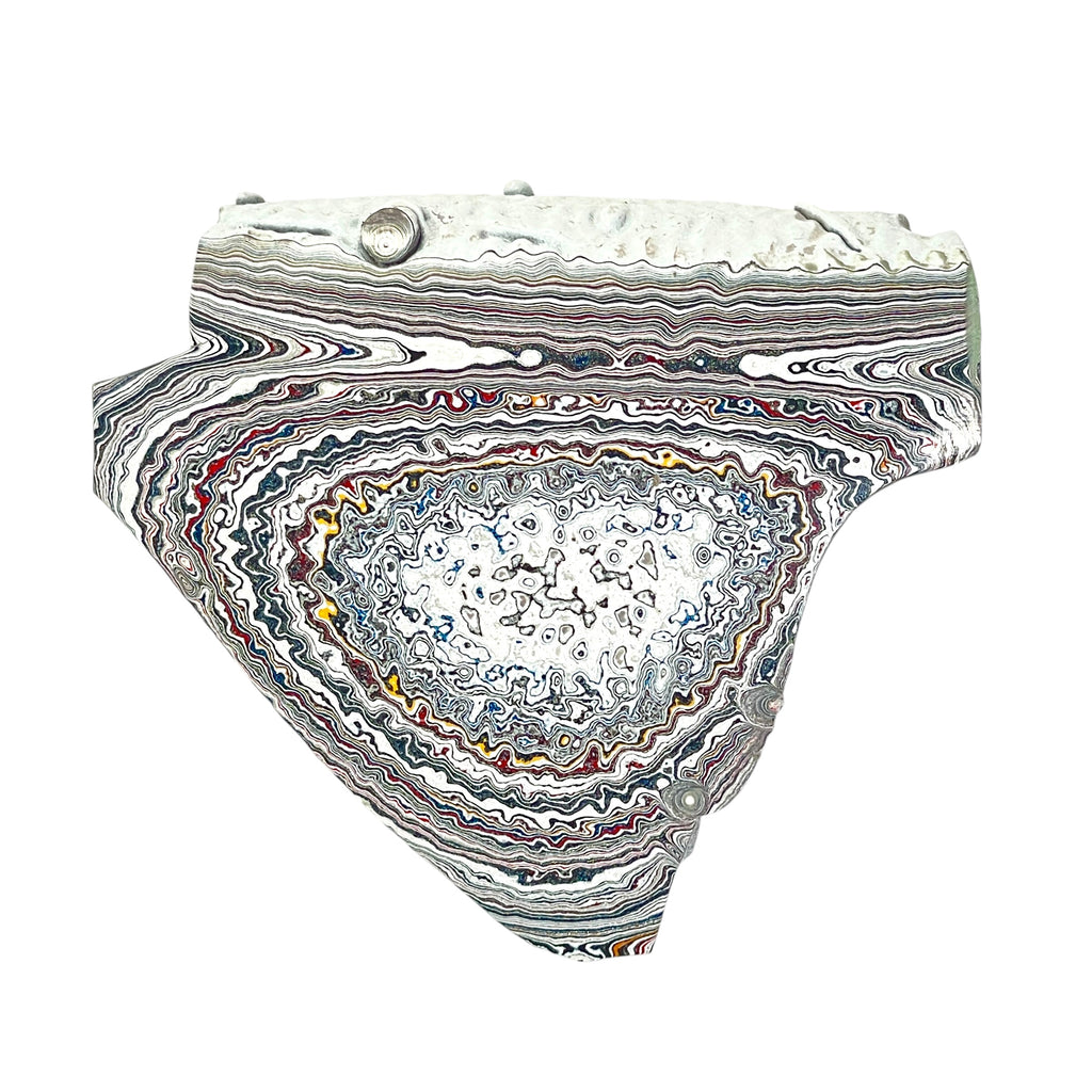 DVH Ford F150 Dragon Scale Fordite Specimen Polished Face KC Assembly (6683)
