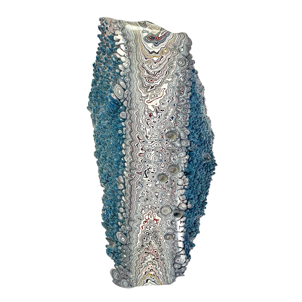 DVH Ford F150 Dragon Scale Fordite Specimen Polished Face KC Assembly (6686)