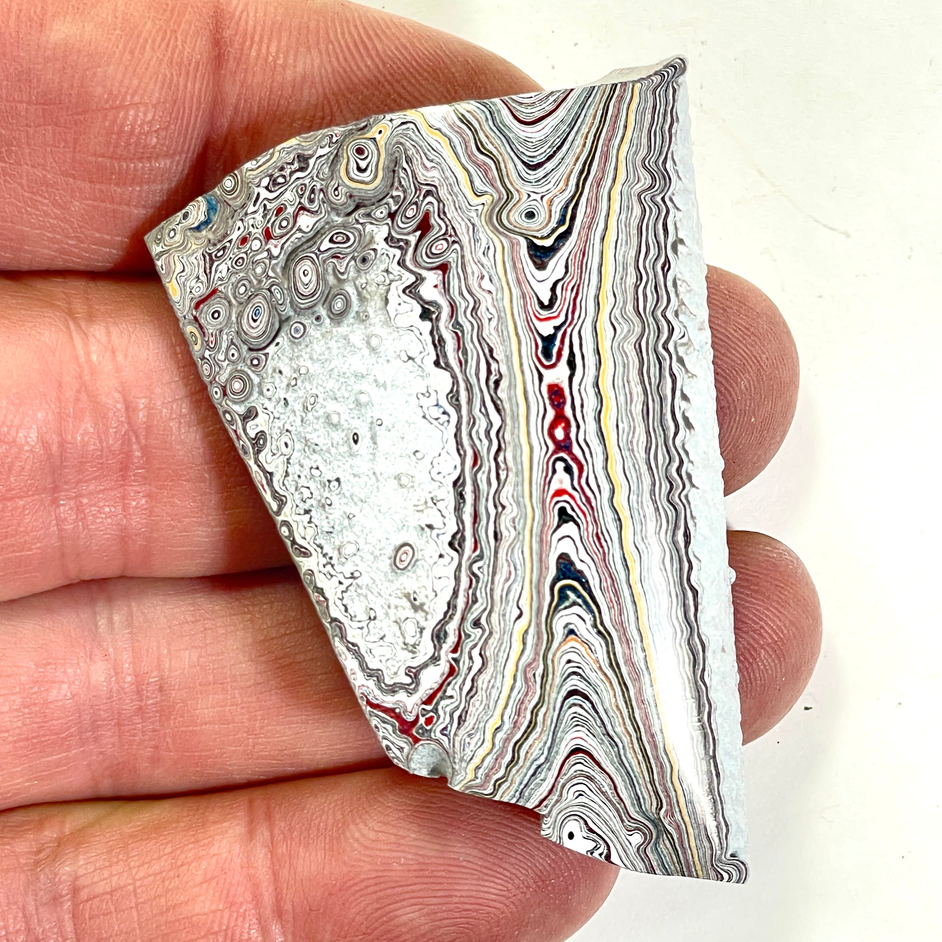DVH Ford F150 Dragon Scale Fordite Specimen Polished Face KC Assembly (6687)
