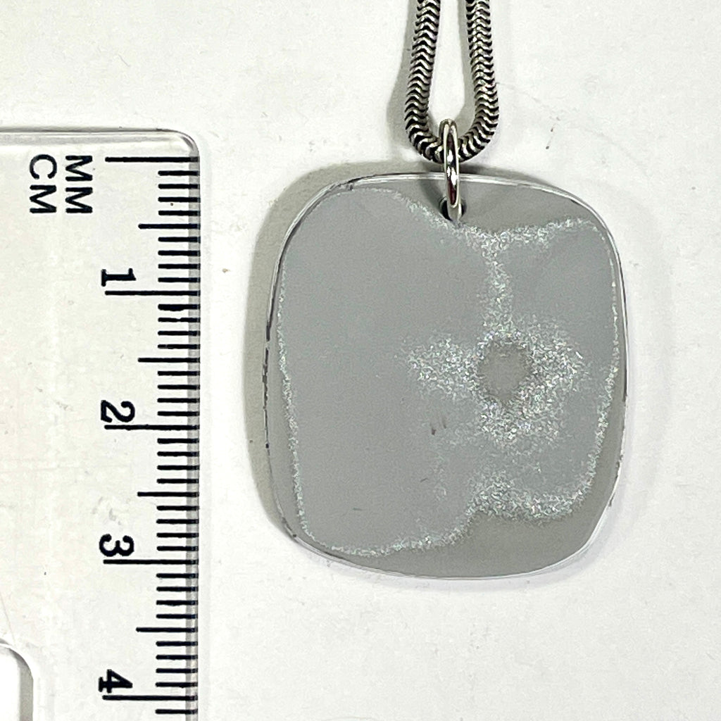 DVH Ford F150 Truck Fordite Pendant KC Assembly Sterling Silver 30x27x3mm (6744)