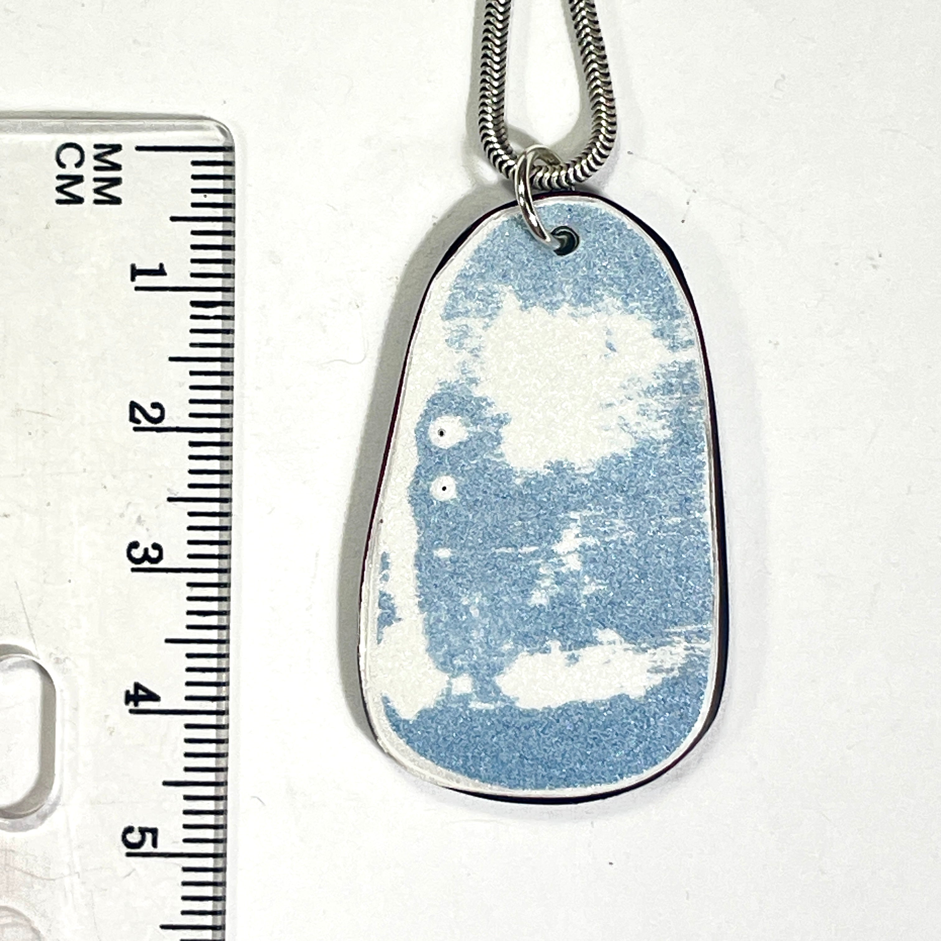 DVH Ford F150 Truck Fordite Pendant KC Assembly Sterling Silver 42x26x3mm (6745)