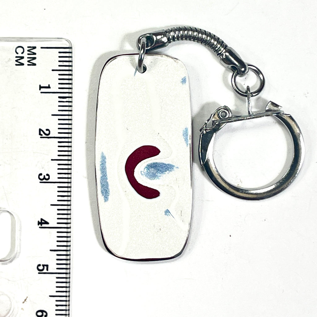 DVH Ford F150 Fordite Keychain KC Assembly Silver 45x21x4mm (6749)