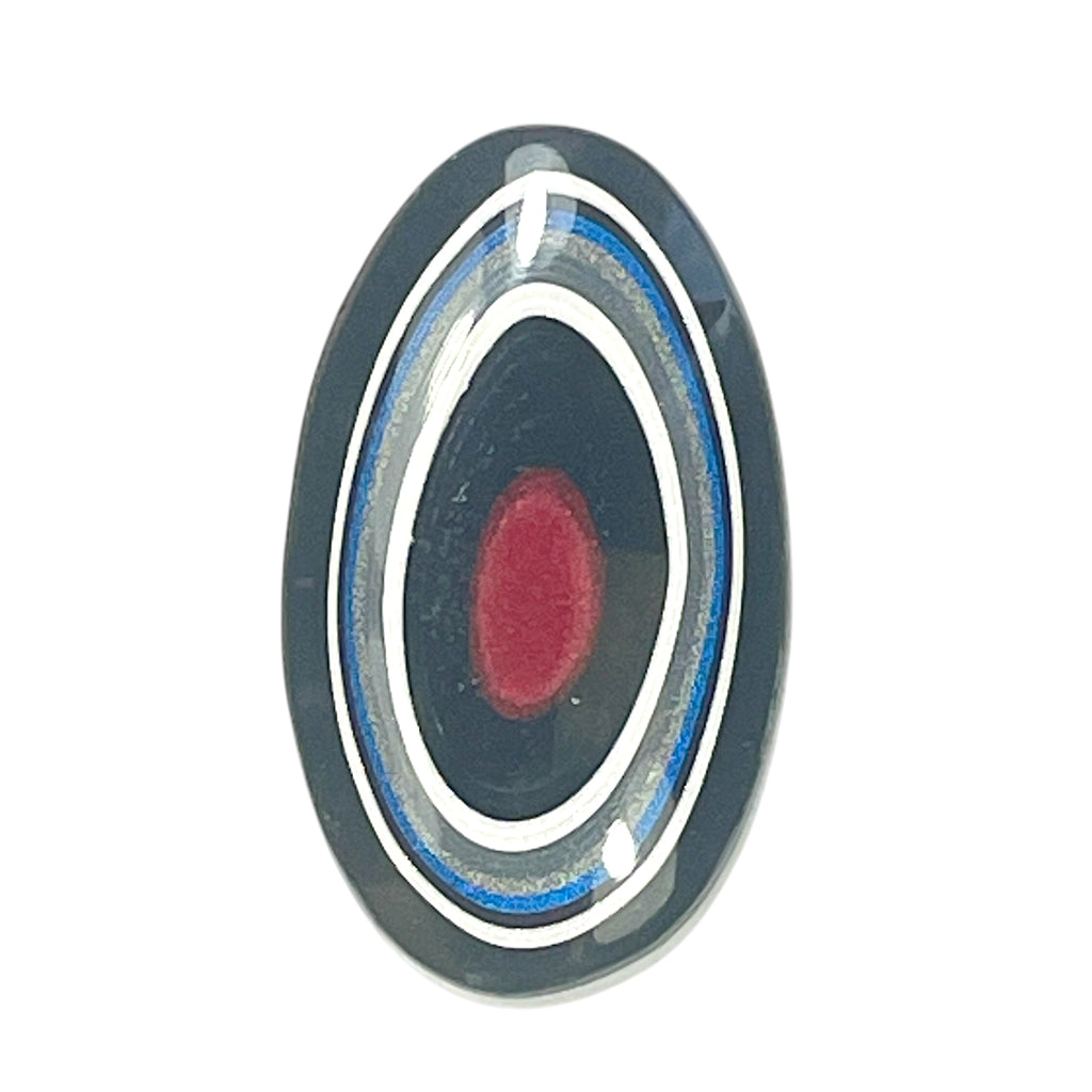 DVH Genuine Ford F150 Fordite Cabochon 29x17x3mm (6883)