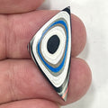 DVH Genuine Ford F150 Fordite Cabochon 32x15x4mm (6914)