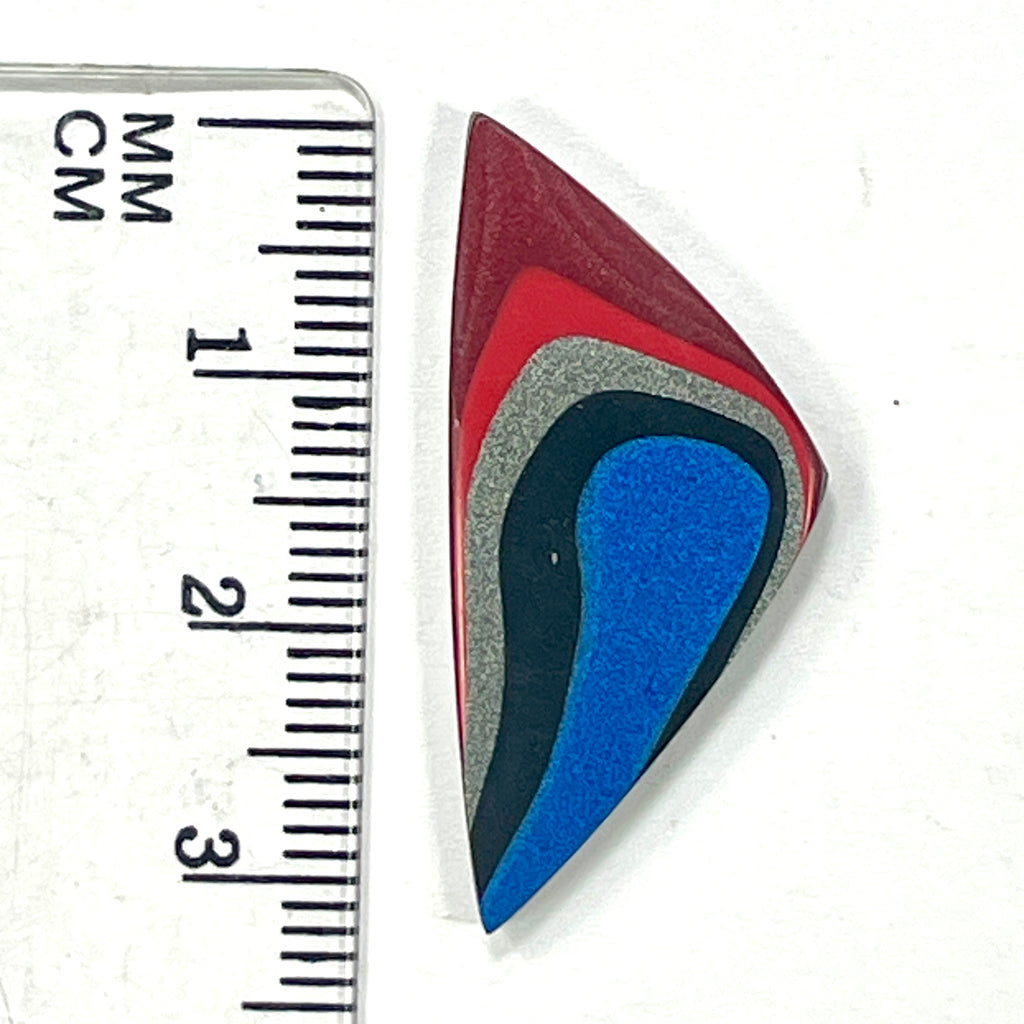 DVH Genuine Ford F150 Fordite Cabochon 32x15x4mm (6914)