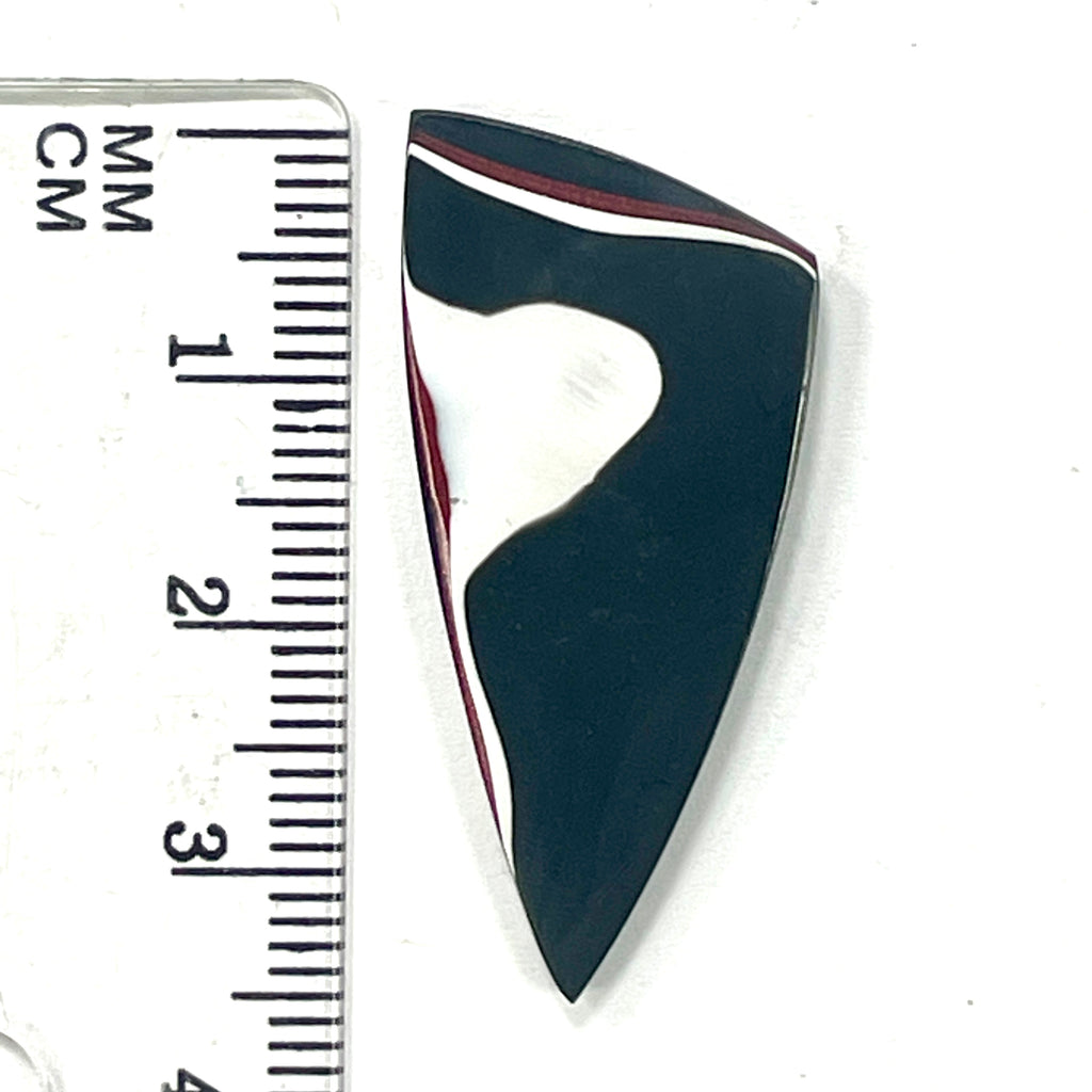 DVH Genuine Ford F150 Fordite Cabochon 35x17x4mm (6916)