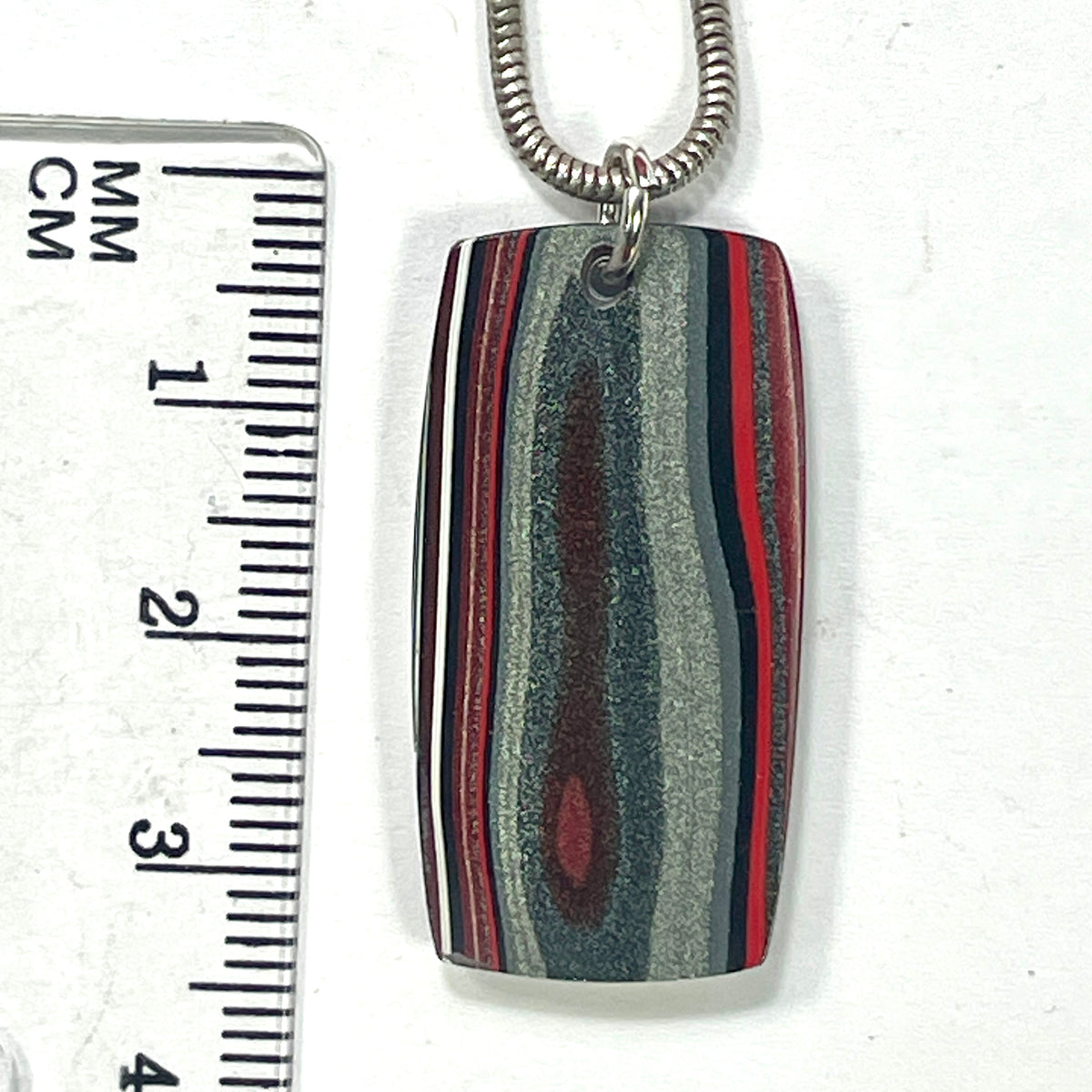 DVH Genuine Ford F150 Fordite Pendant KC Assembly 32x17x4mm (6919)