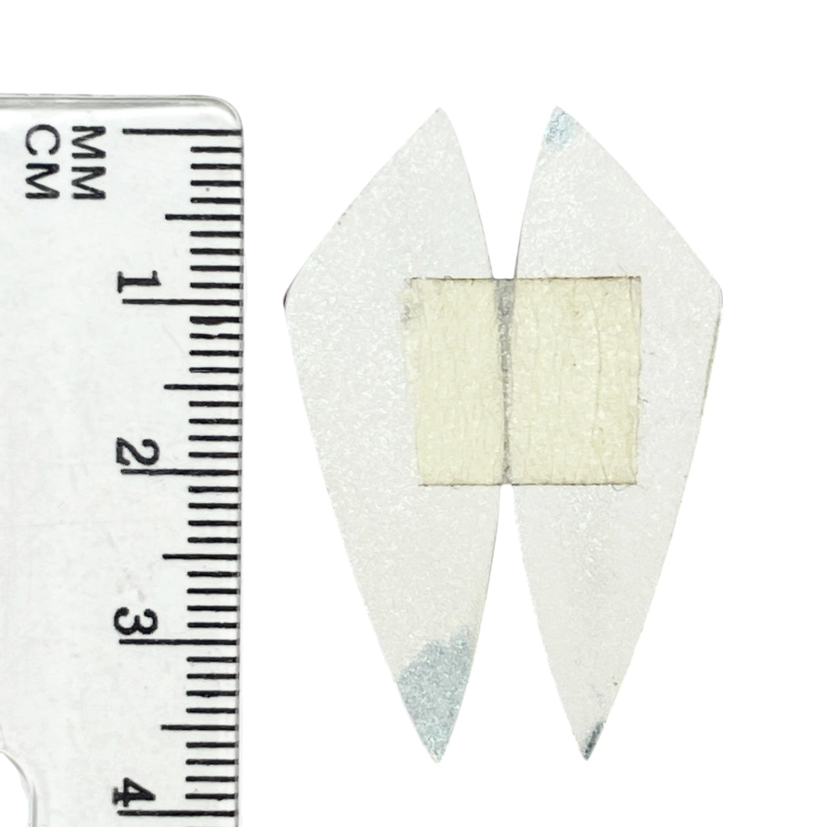 DVH Genuine Ford F150 Fordite Matched Pair of Cabochons 38x12x3mm (6967)