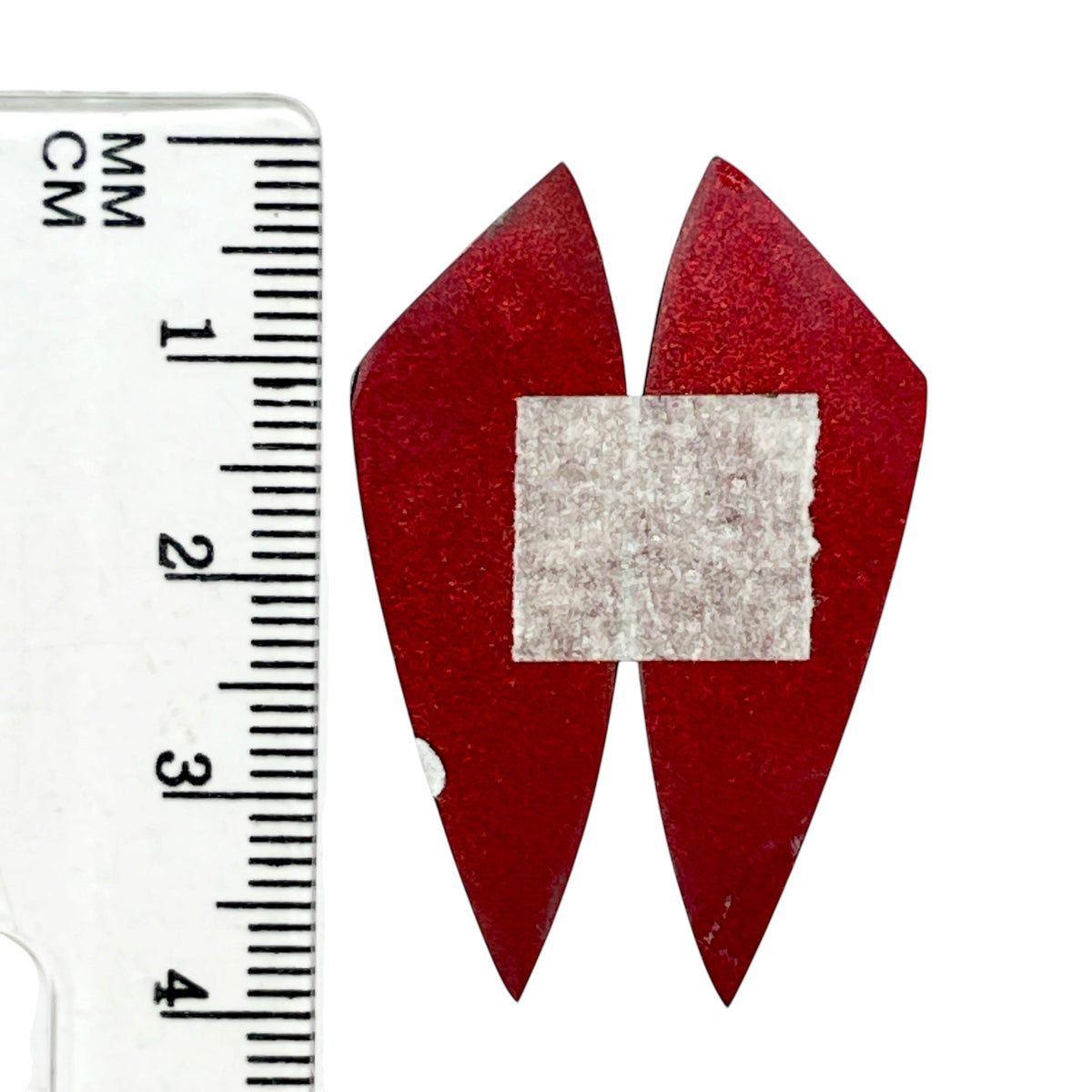 DVH Genuine Ford F150 Fordite Matched Pair of Cabochons 39x12x3mm (6969)