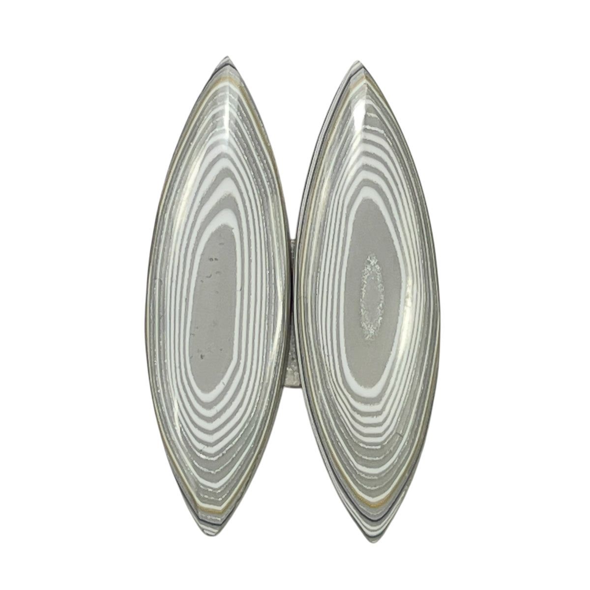 DVH Genuine Ford F150 Fordite Matched Pair of Cabochons x12x3mm (6972)