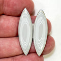 DVH Genuine Ford F150 Fordite Matched Pair of Cabochons x12x3mm (6972)