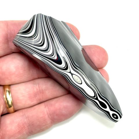 DVH Genuine Michigan Fordite Specimen Polished Face Rough MOPAR (6003)