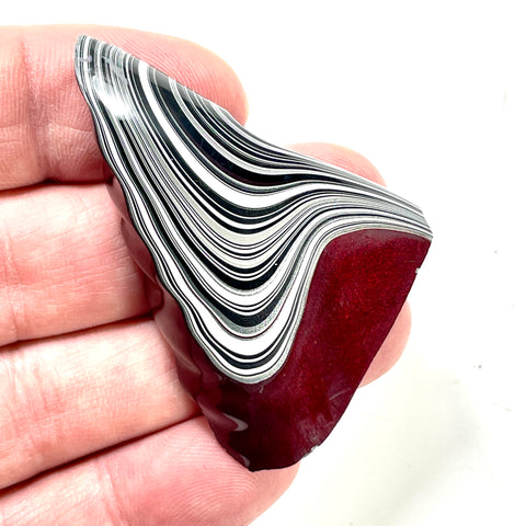 DVH Genuine Michigan Fordite Specimen Polished Face Rough MOPAR (5996)