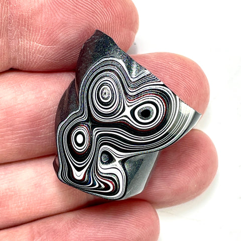DVH Genuine Michigan Fordite Specimen Polished Face Rough MOPAR (5997)