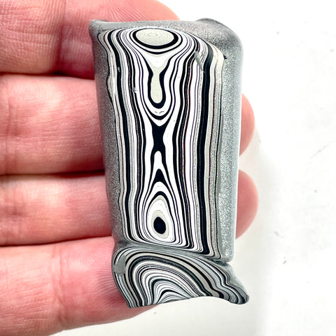 DVH Genuine Michigan Fordite Specimen Polished Face Rough MOPAR (6049)