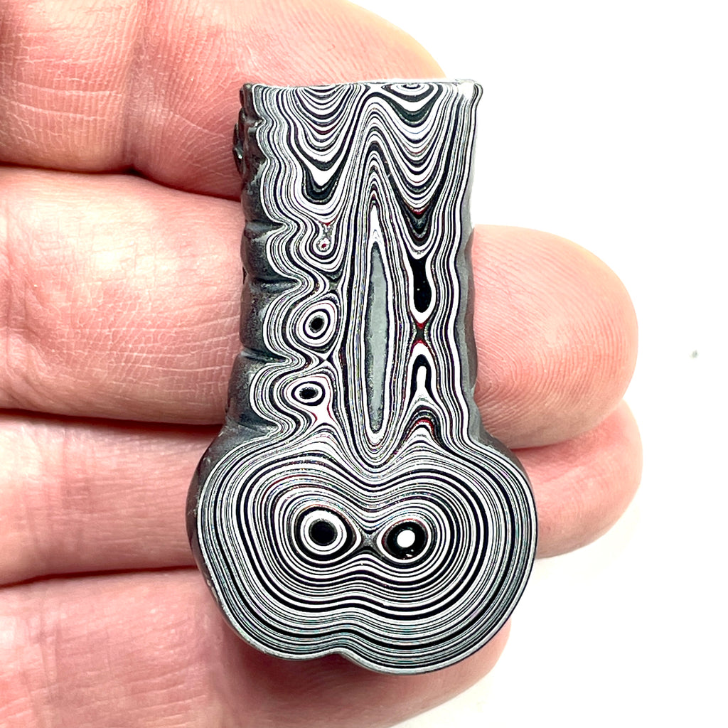 DVH Genuine Michigan Fordite Specimen Polished Face Rough MOPAR (6071)