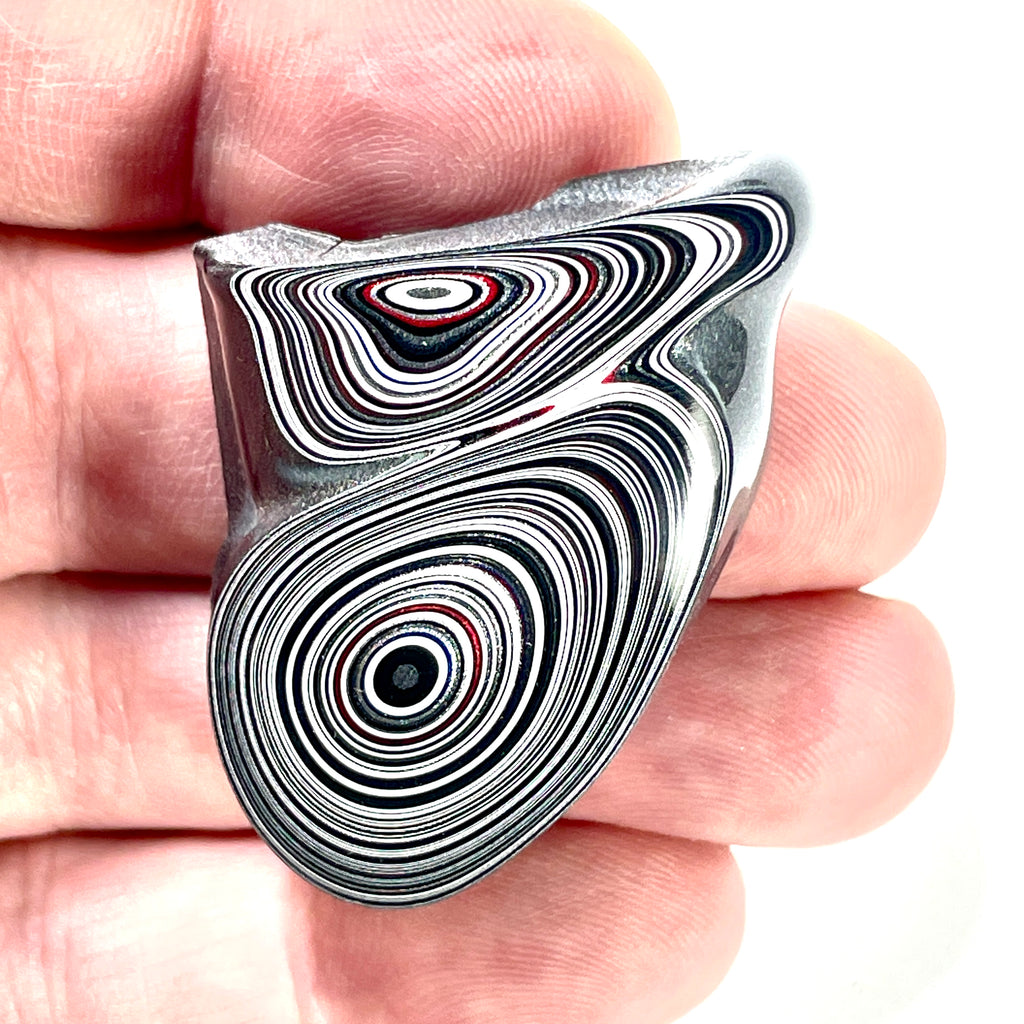 DVH Genuine Michigan Fordite Specimen Polished Face Rough MOPAR (6074)