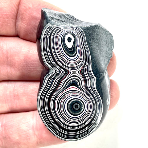 DVH Genuine Michigan Fordite Specimen Polished Face Rough MOPAR (6075)
