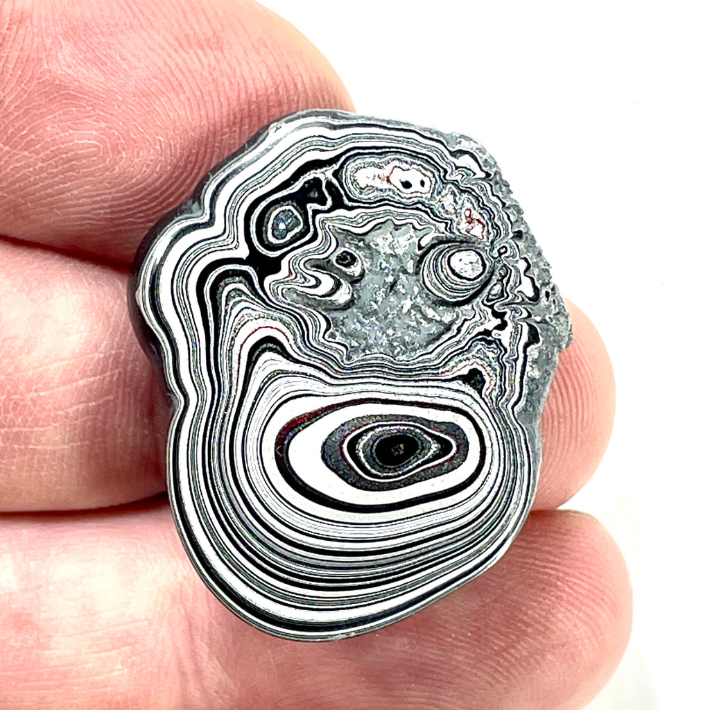 DVH Rare Hex Bolt Michigan Fordite Specimen Polished Face MOPAR (6077)