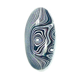 DVH Genuine Michigan Fordite Cabochon High Dome Lustre MOPAR 25x13x6mm (6078)