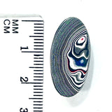 DVH Genuine Michigan Fordite Cabochon High Dome Lustre MOPAR 25x13x6mm (6078)