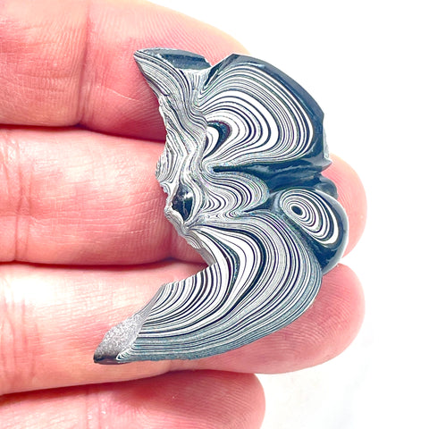 DVH Genuine Michigan Fordite Specimen Polished Face Rough MOPAR (6081)