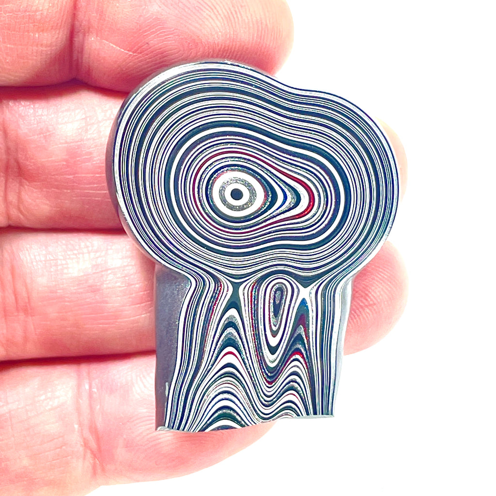 DVH Genuine Michigan Fordite Specimen Polished Face Rough MOPAR (6082)