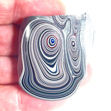 DVH Genuine Michigan Fordite Specimen Polished Face Rough MOPAR (6085)