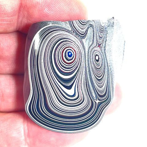 DVH Genuine Michigan Fordite Specimen Polished Face Rough MOPAR (6085)