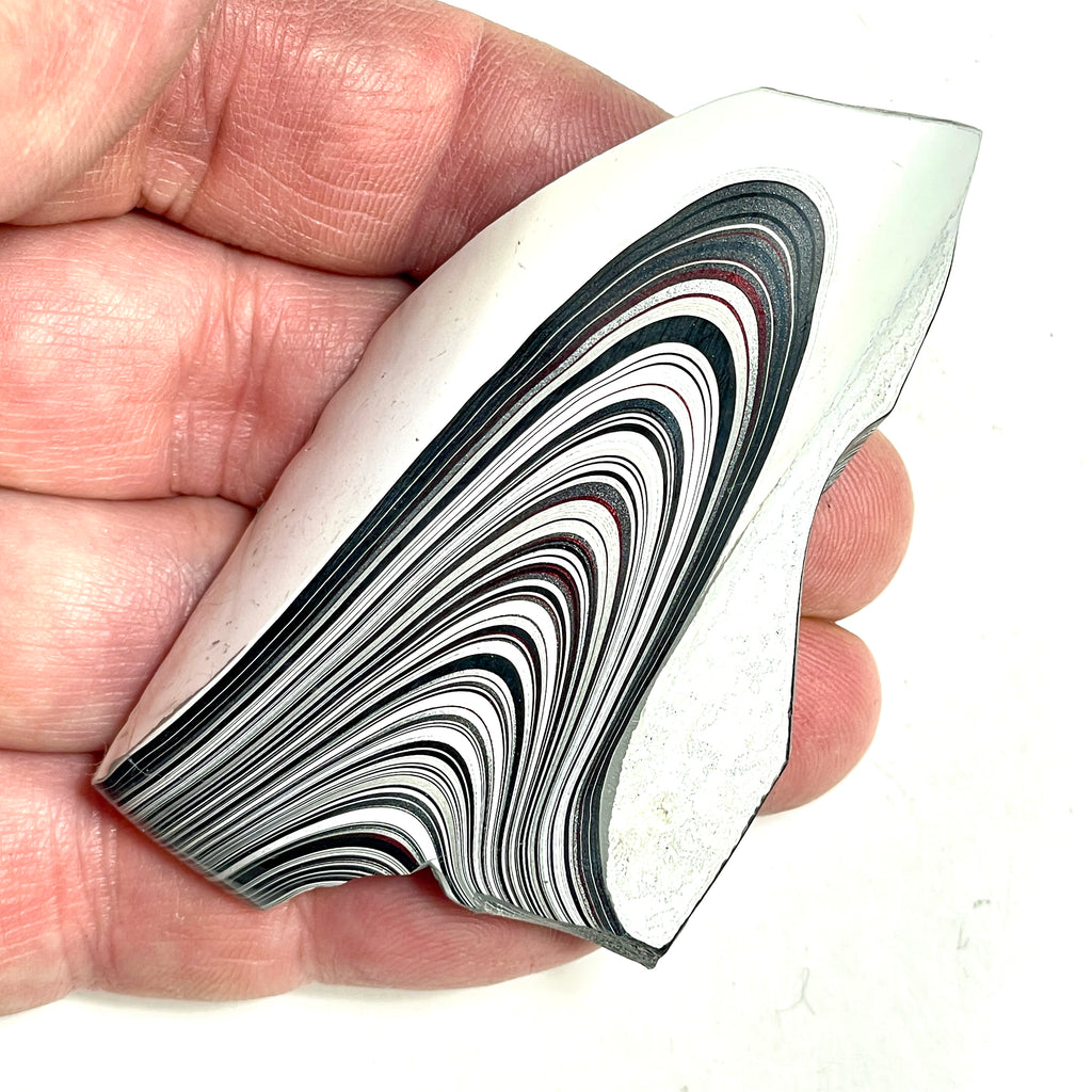 DVH Genuine Michigan Fordite Specimen Polished Face Rough MOPAR (6249)