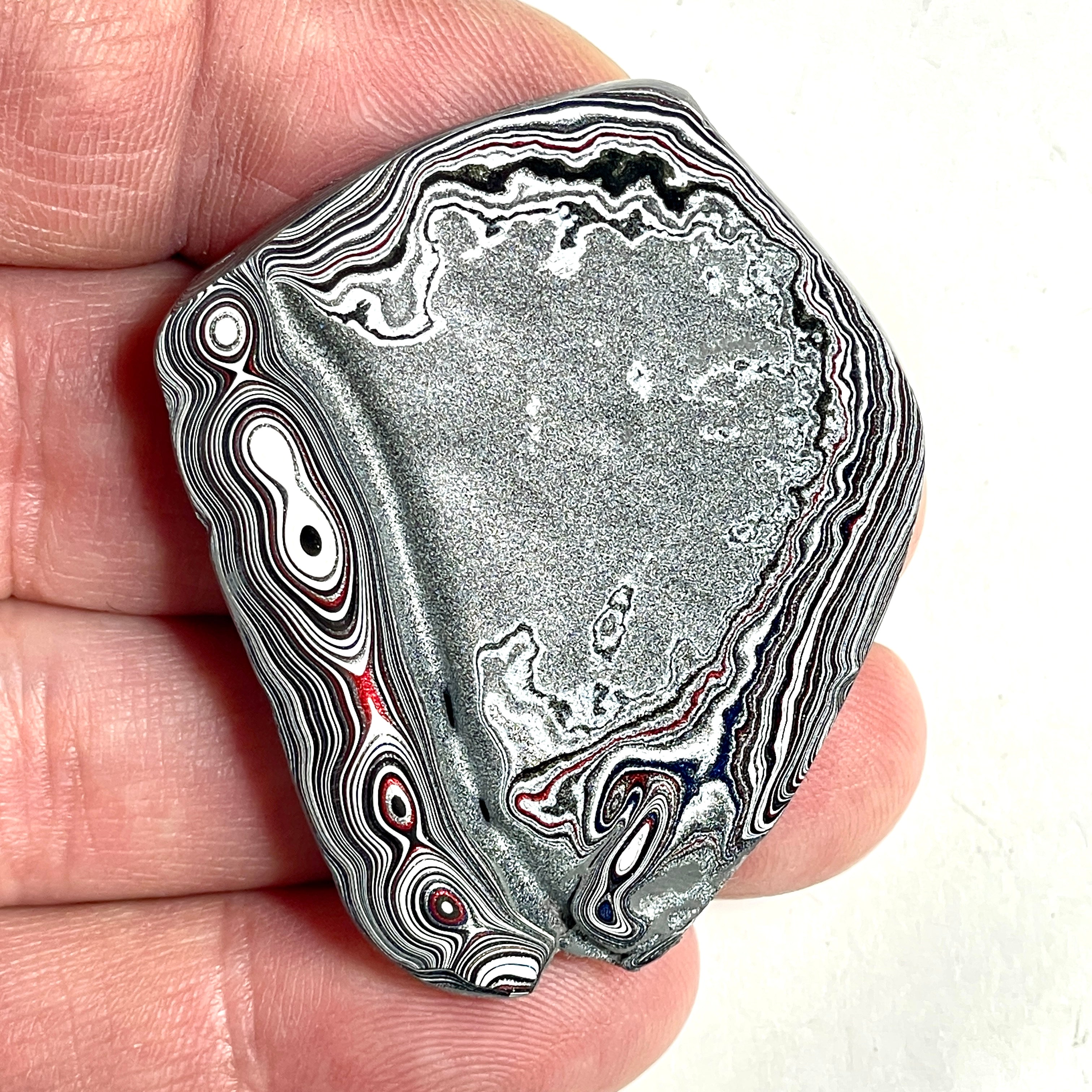 DVH Genuine Michigan Fordite Specimen Polished Face Rough MOPAR (6251) - DVHdesigns