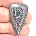 DVH Fordite Cabochon Genuine Michigan Mustang 38x24x5mm (6420)