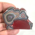 DVH Rapid Red Ford Mustang Fordite Specimen Polished Face Michigan (6644) - DVHdesigns