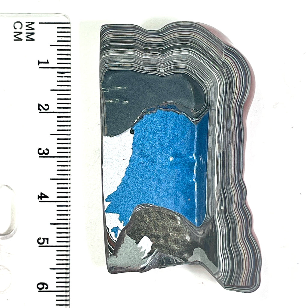 DVH Rapid Red Ford Mustang Fordite Specimen Polished Face Michigan (6647) - DVHdesigns