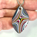 DVH Genuine Ford Mustang Fordite Pendant Michigan 39x23x6mm (6654) - DVHdesigns