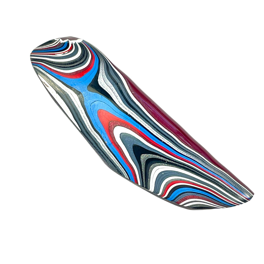DVH Rapid Red Ford Mstng Fordite Specimen Polished Face (6731)