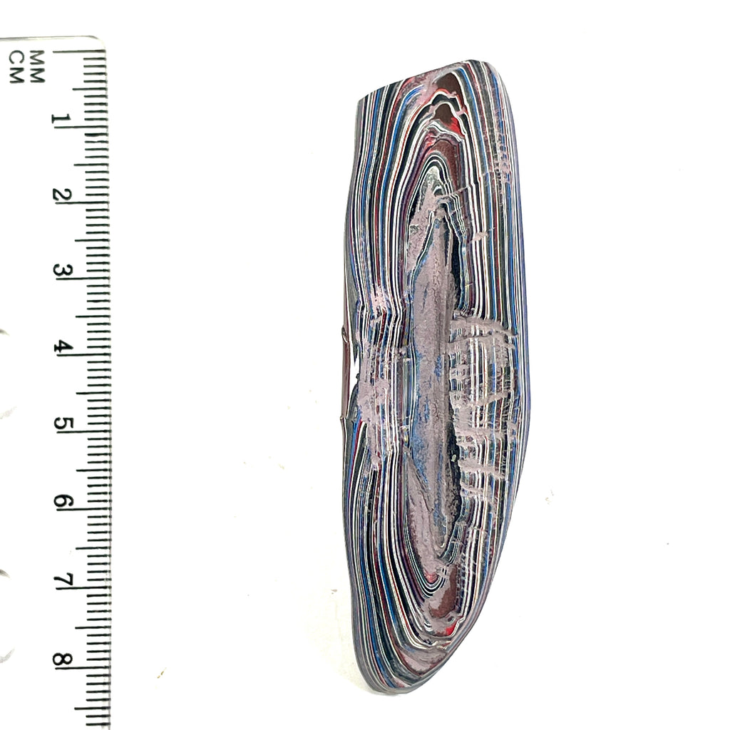DVH Rapid Red Ford Mstng Fordite Specimen Polished Face (6731)
