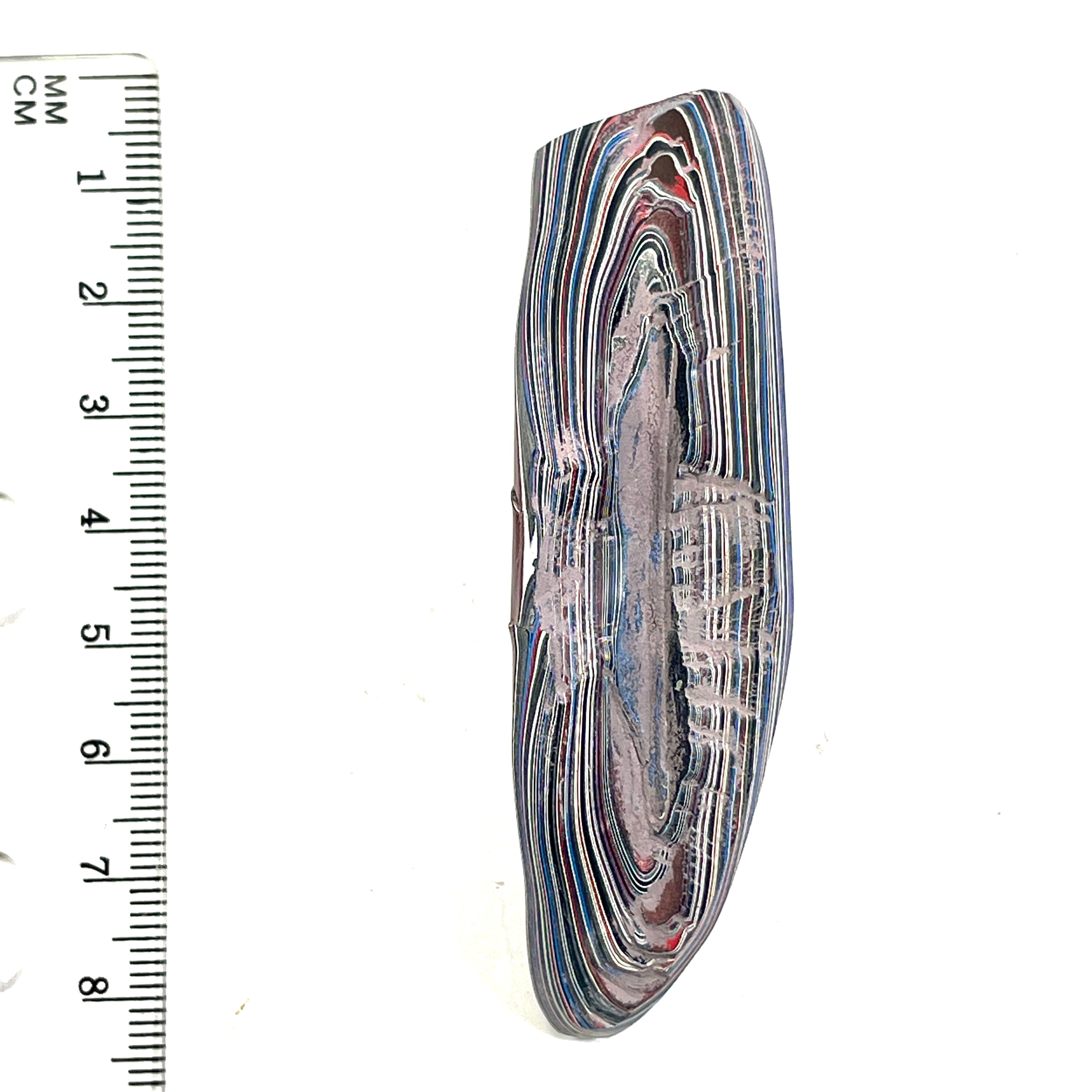 DVH Rapid Red Ford Mstng Fordite Specimen Polished Face (6731)