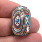 DVH Ford Focus C-Max Fordite Lustre Cabochon Michigan Assembly 30x20x6mm (5647)