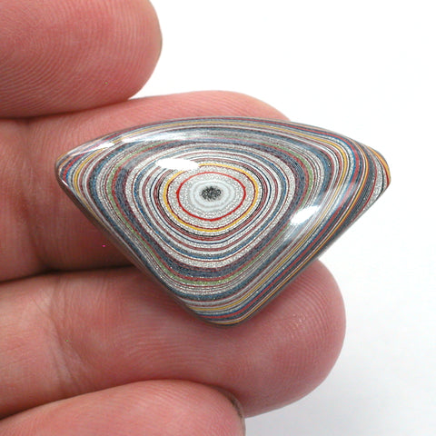 DVH Ford Focus C-Max Fordite Lustre Cabochon Michigan Assembly 33x21x5mm (5649)