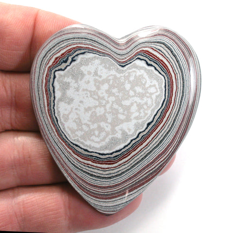 DVH Ford Focus C-Max Fordite Heart Cabochon Michigan Assembly 58x52x4mm (5651)