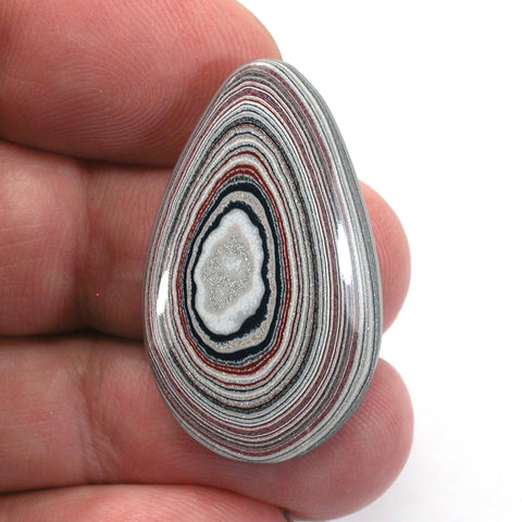 DVH Ford Focus C-Max Fordite Lustre Cabochon Michigan Assembly 34x21x4mm (5652)