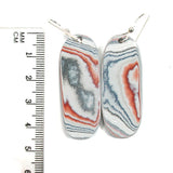 DVH Ford Focus C-MAX Fordite Earrings Michigan Assembly 44x17x4mm (5674)