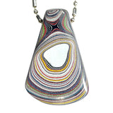 DVH Ford Focus C-MAX Fordite Bead Pendant Michigan Assembly 39x26x8mm (5872)